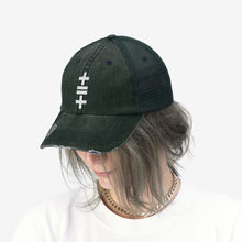 Load image into Gallery viewer, Unisex Trucker Hat (vertical logo)
