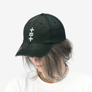 Unisex Trucker Hat (vertical logo)